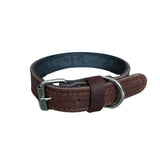 Brown Leather Collar 3cm Wide